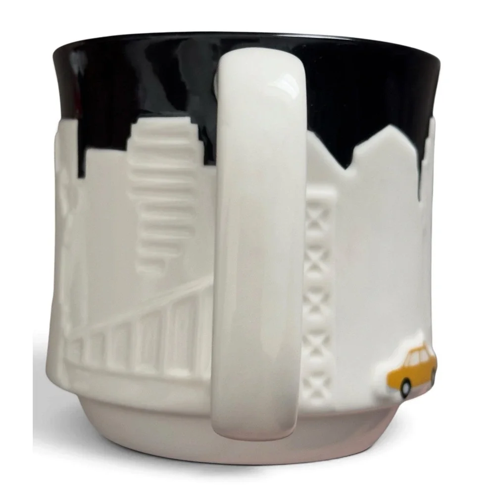 Starbucks 2010 Collector Series New York City 3D Relief Skyline Coffee Mug 16oz